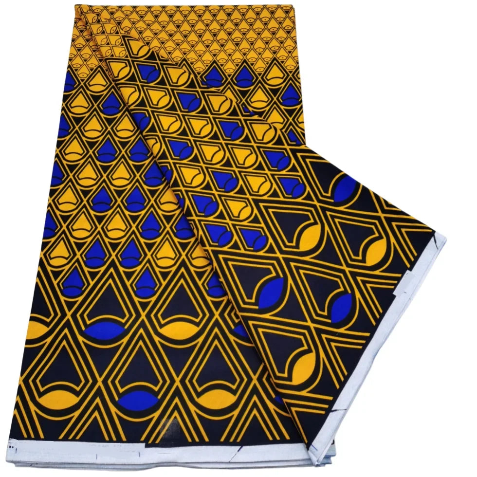 2026 African Real Wax Print Fabric - High Quality Ankara Pagne ABC