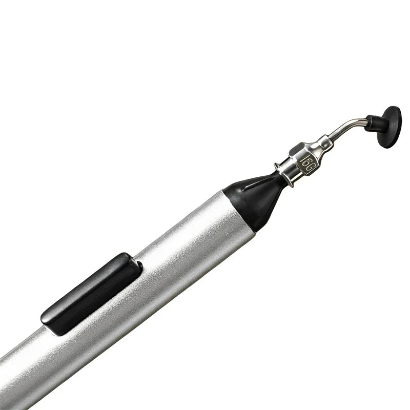 IC SMD Vacuum Pickup Pen - 3 Suction Heads Tweezer Tool for SMD Component Handling and Electronics Repair