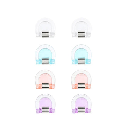 8PCS Invisible Pant Hem Clips - Non-Slip Leg Shortening Clips for Clothing Adjustment & Quick Fixing