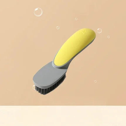 Multifunction Cleaning Shoe Brush - Soft Long Handle Scrubbing Brush for Shoes, Clothes & Home Use