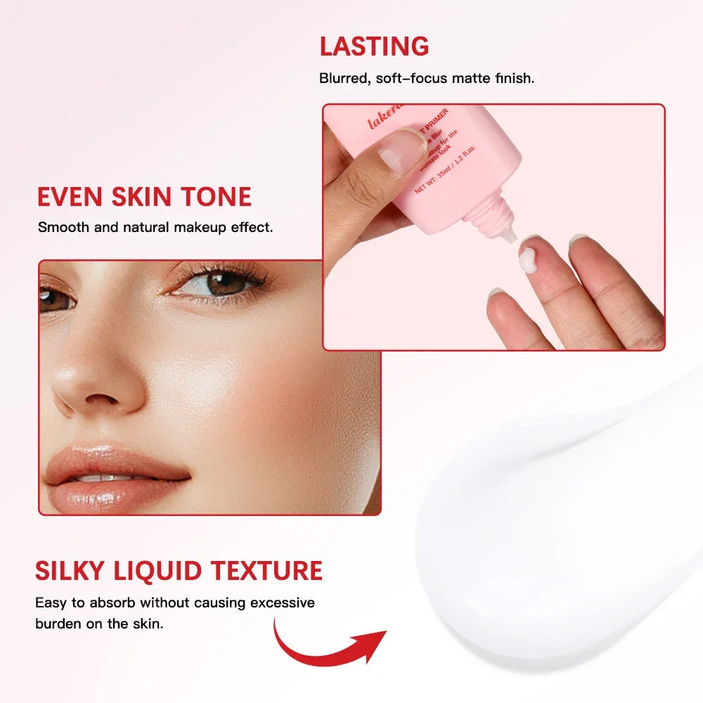 Lakerain Blur Magnet Primer - Matte Moisturizing Makeup Base for Smooth Skin Finish