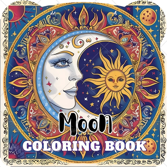 MOMN Cozy Spaces Coloring Book - Cute Adult Relaxation Coloring Pages with Daily Activities and Creative Patterns