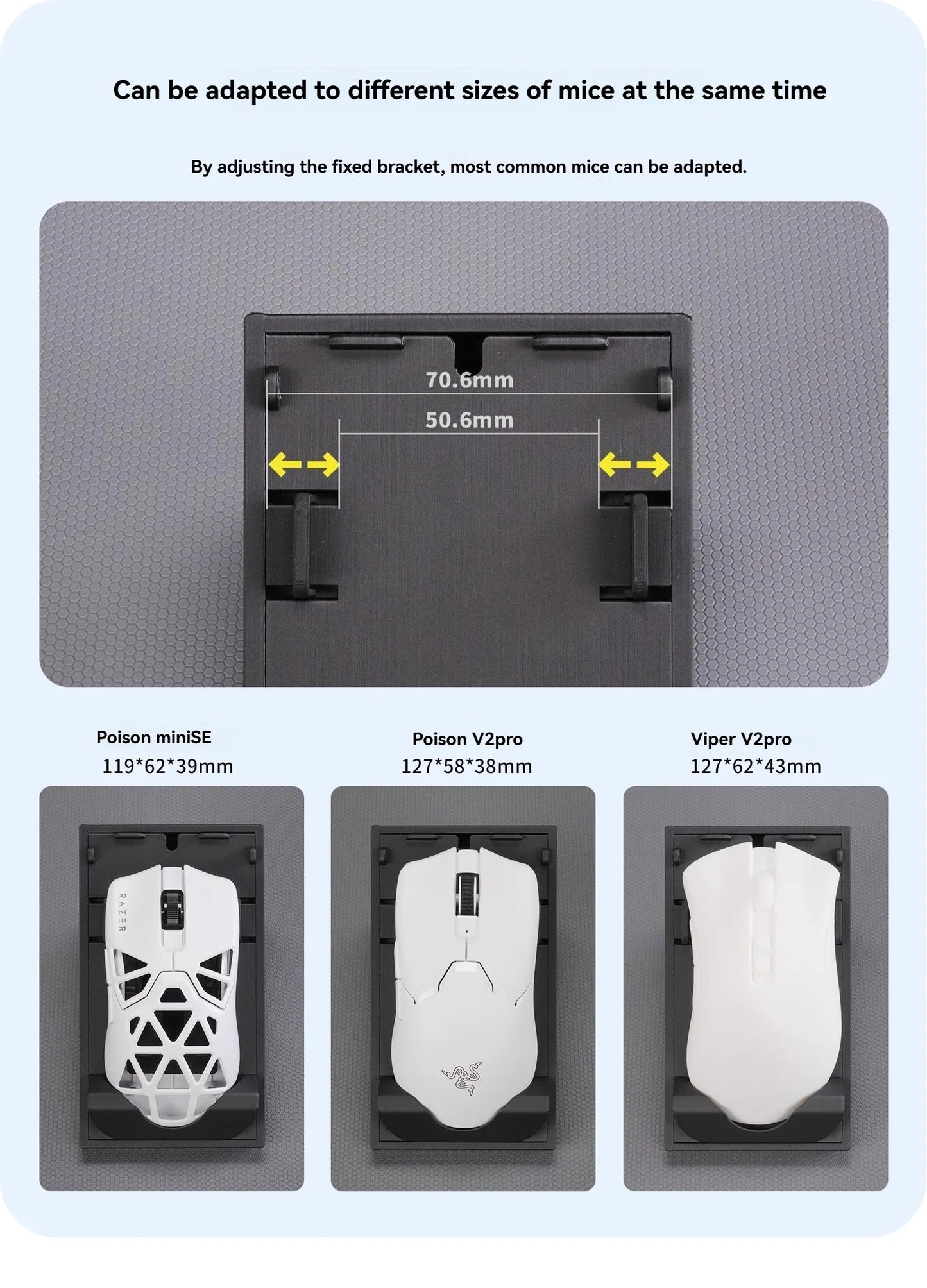3D Printing Mouse Display Box – Transparent Acrylic Dustproof Storage for Gaming Mouse, Desktop & E-Sports Decor