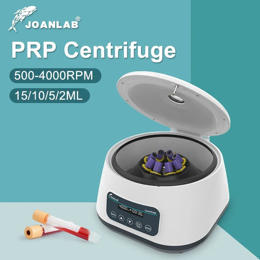 JOANLAB Digital PRP Centrifuge Machine - Laboratory Plasma Centrifuge for Blood Tubes & 15ml Tubes 500-4000RPM