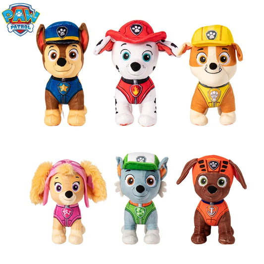 Paw Patrol Rescue Wheels Plush Toy Collection - Soft Stuffed Animal Characters Chase Skye and More Kids Birthday Gift