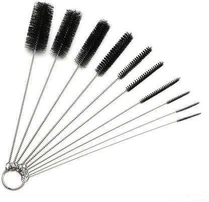 Nylon Cleaning Brush Set - Multi-Functional Spray, Straw, Sewing Machine & Paint Gun Cleaning Tools