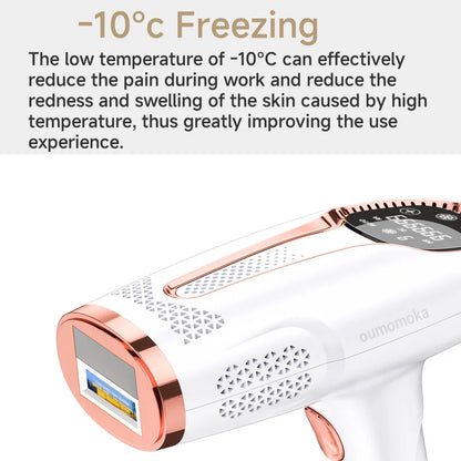 Body Bikini IPL Hair Removal Device – 999,999 Flashes, Permanent Painless Laser Epilator for Women, Home Use
