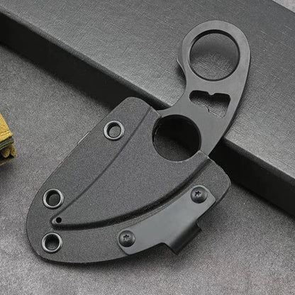 Stainless Steel Neck Knife - Mini Portable Camping Survival Knife with Chain