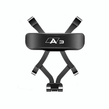 Audi A3 S3 8V Phone Holder - Air Vent Gravity Mount GPS Navigation Stand Car Accessory 2014-2020