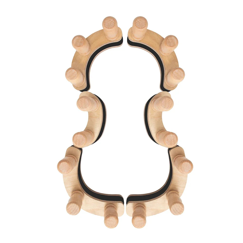Violin & Viola Repair Clamp - Solid Wood Instrument Making Gluing Tool with Metal Fixing Clip