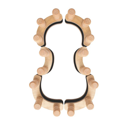 Violin & Viola Repair Clamp - Solid Wood Instrument Making Gluing Tool with Metal Fixing Clip