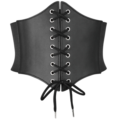 Medieval Wide Leather Armor Belt - Steampunk Waist Costume Accessory for Men & Women, Viking Knight Antique Waistband for LARP & Cosplay