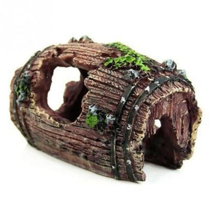 Fish Tank Resin Bridge Decoration — Artificial Aquarium Landscape Ornament & Cave Accessory for Aquatic Pets