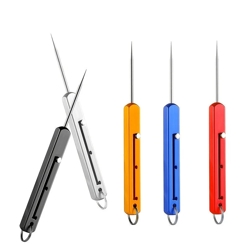 Telescopic Toothpick Tool - Multifunctional Rectangular Single Head Fruit Picking Dental Accessory