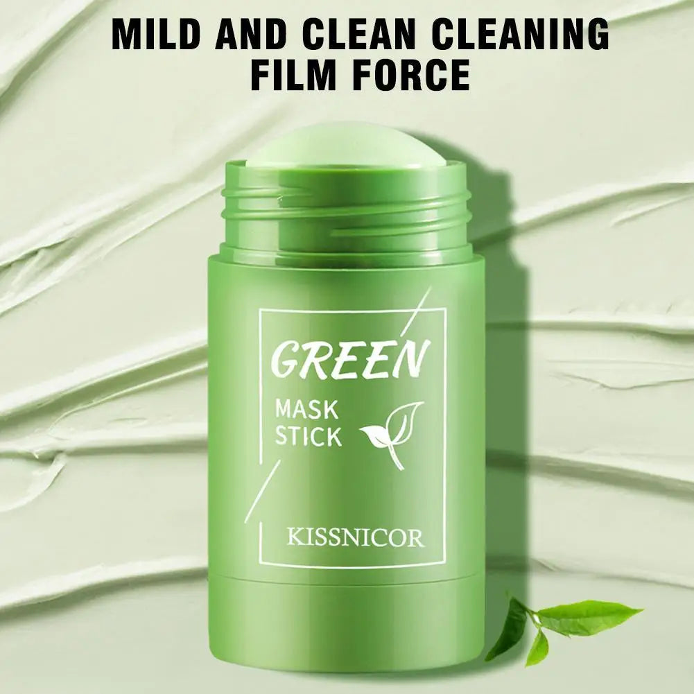 Green Tea Face Clean Mask – Pore Shrinking, Blackhead Remover & Moisturizing Cleansing Stick 40g