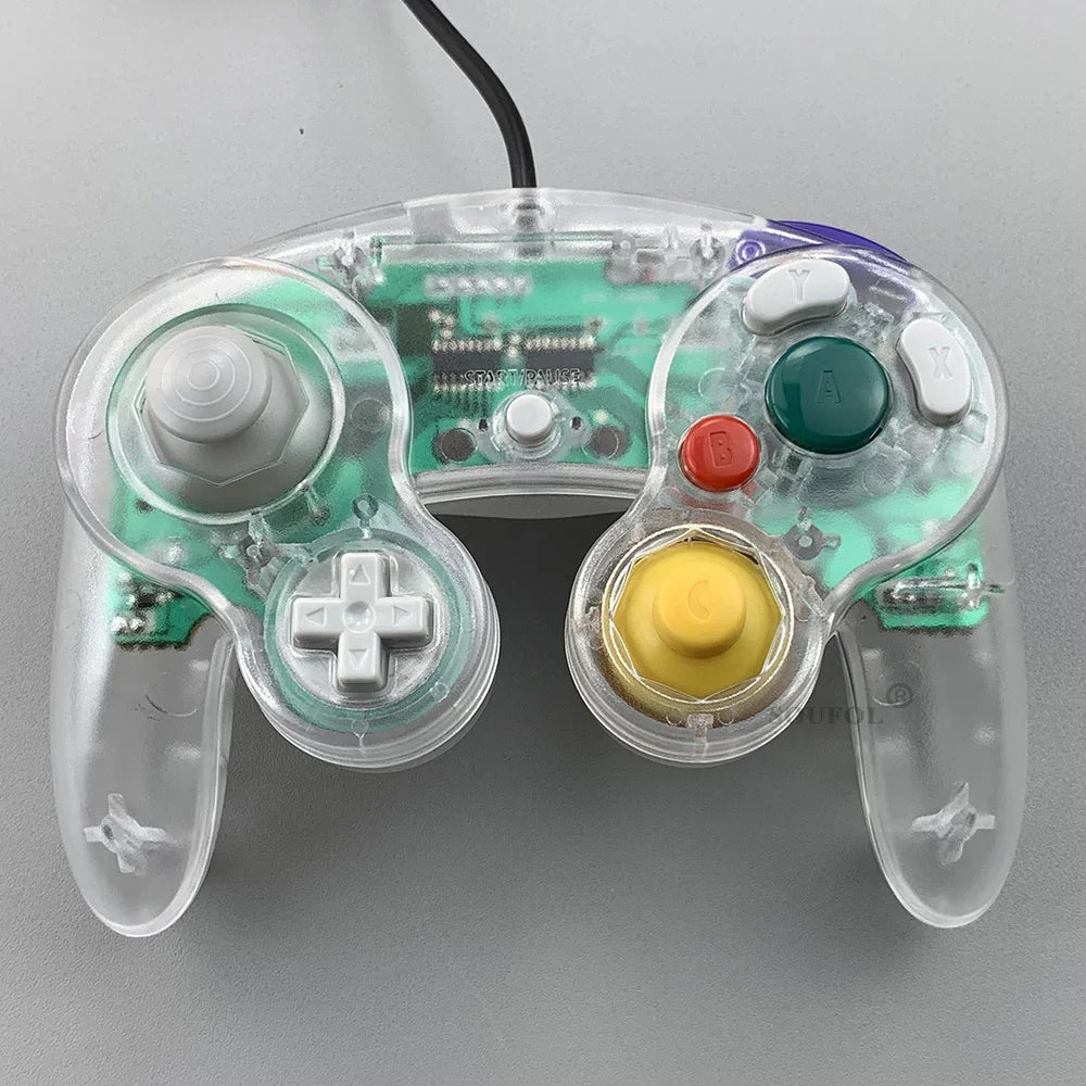 NGC Wired Handheld Joystick Controller – GameCube Gamepad Accessory for Nintendo