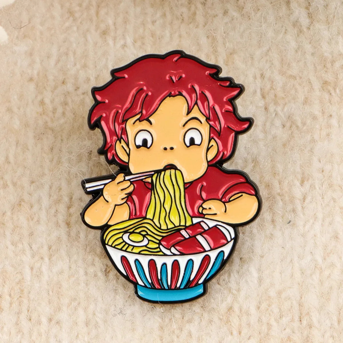 Cute Anime Enamel Pin Set - 2PCS Brooch Badges for Backpacks, Hats, Lapels & Cosplay Accessories