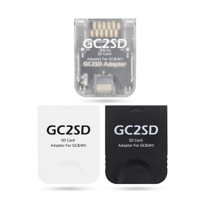 GC2SD Card Adapter – Micro SD to SD Memory Card Adapter for Nintendo GameCube & Wii Console, SD2SP2 Swiss Compatible