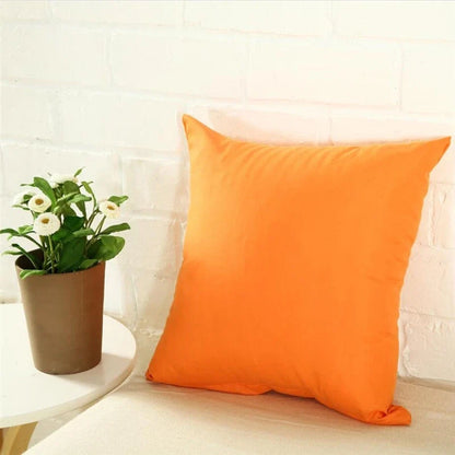 40x40cm Solid Color Cushion Cover - Sofa Backrest Pillowcase for Living Room, Home Decor & Household Comfort
