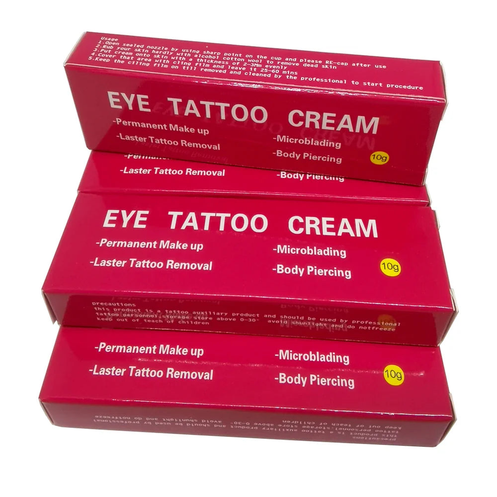 High-Quality EYE Tattoo Cream – 10g Pre-Permanent Makeup & Microblading Eyebrow/Lips Auxiliary Removal Cream