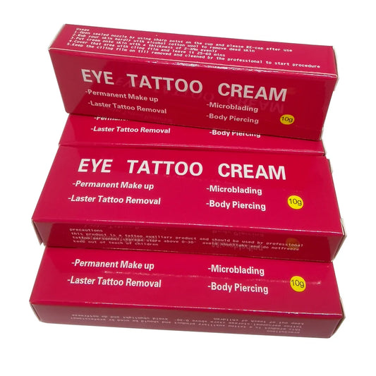 High-Quality 10g Eye Tattoo Numbing Cream – Pre-Makeup Auxiliary Cream for Microblading, Eyebrows, Lips & Tattoo Removal