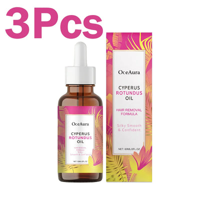 Cyperus Rotundus Hair Removal Oil - Gentle Body Care Oil for Smooth, Moisturized Skin