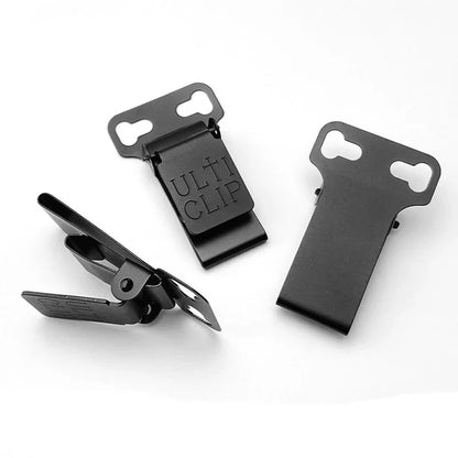 Universal Knife Sheath Belt Clip - Stainless Steel K-Sheath Holster Back Clip for Outdoor EDC Gear