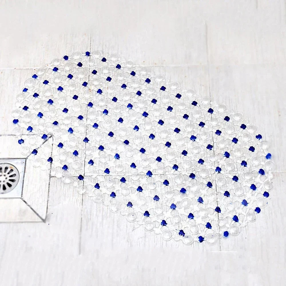 PVC Anti-Skid Bath Mat – Soft Non-Slip Shower & Bathtub Mat with Massage Nubs and Suction Cups