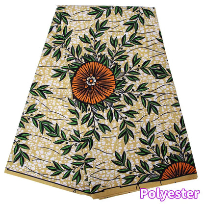 African Ankara Wax Print Fabric by the Yard - High Quality Nigeria Party Dress Sewing Cloth
