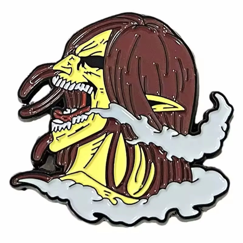 Attack on Titan Enamel Pin Badge - Anime Metal Lapel Pin for Bags, Backpacks & Fan Collectible Gift