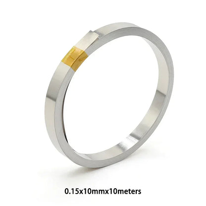 10m Roll 18650 Li-Ion Battery Nickel-Plated Strip – 0.1mm-0.2mm Spot Weld Steel Connector Belt