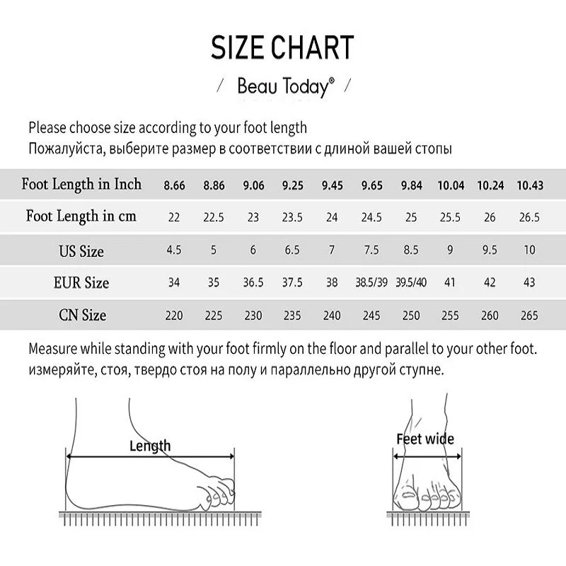 BEAUTODAY Women’s Winter Snow Boots - Cow Suede Platform Boots with Warm Fur, Round Toe & Handmade Sewing Design