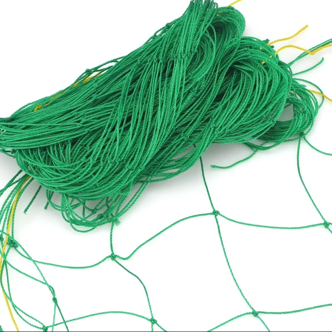 Heavy-Duty Garden Trellis Netting with Square Mesh – Polyester Grow Net for Climbing Plants & Vegetables