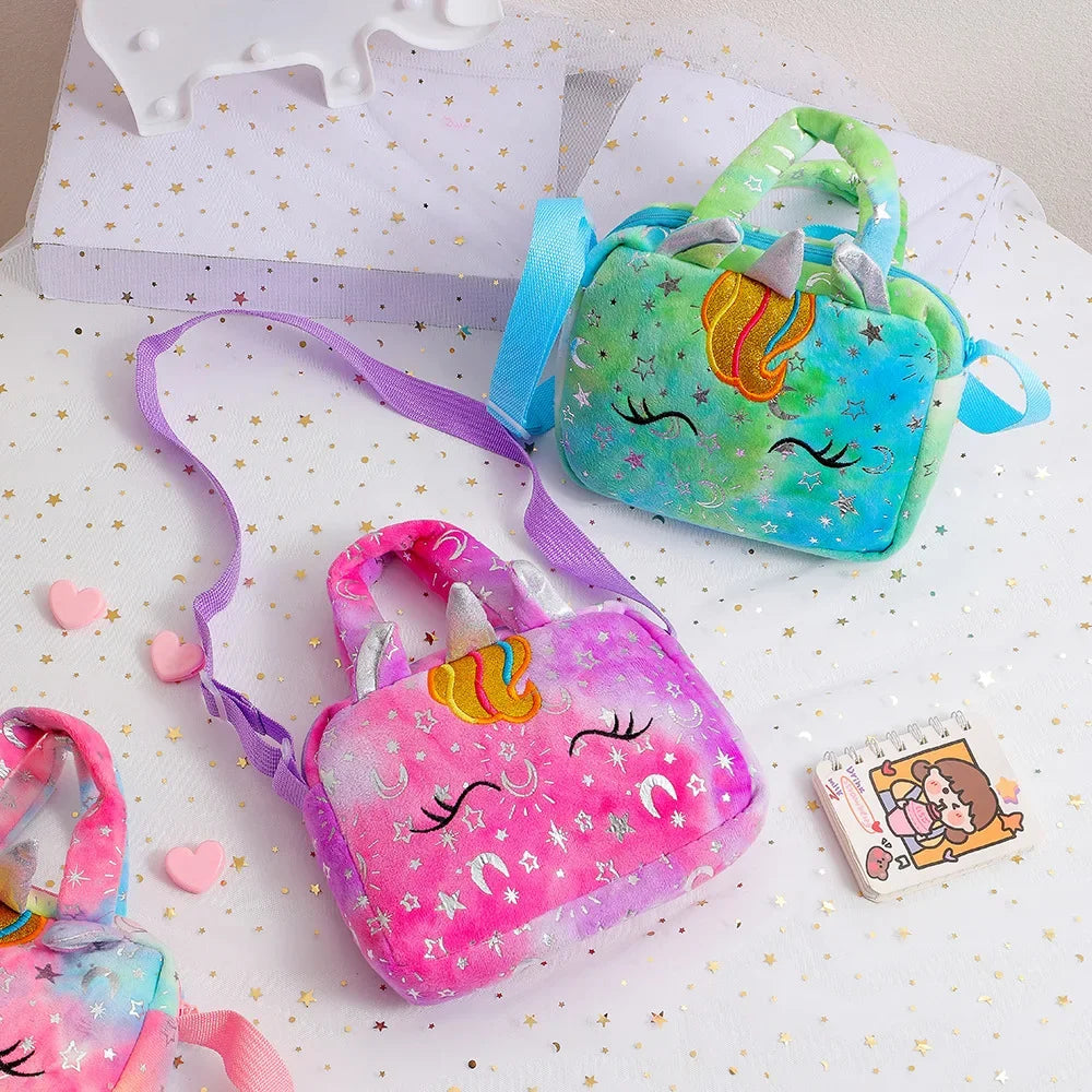 Cute Unicorn Handbag for Girls - Sweet Kids Crossbody Shoulder Bag, Small Purse & Birthday Gift