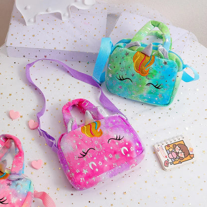 Cute Unicorn Handbag for Girls - Sweet Kids Crossbody Shoulder Bag, Small Purse & Birthday Gift