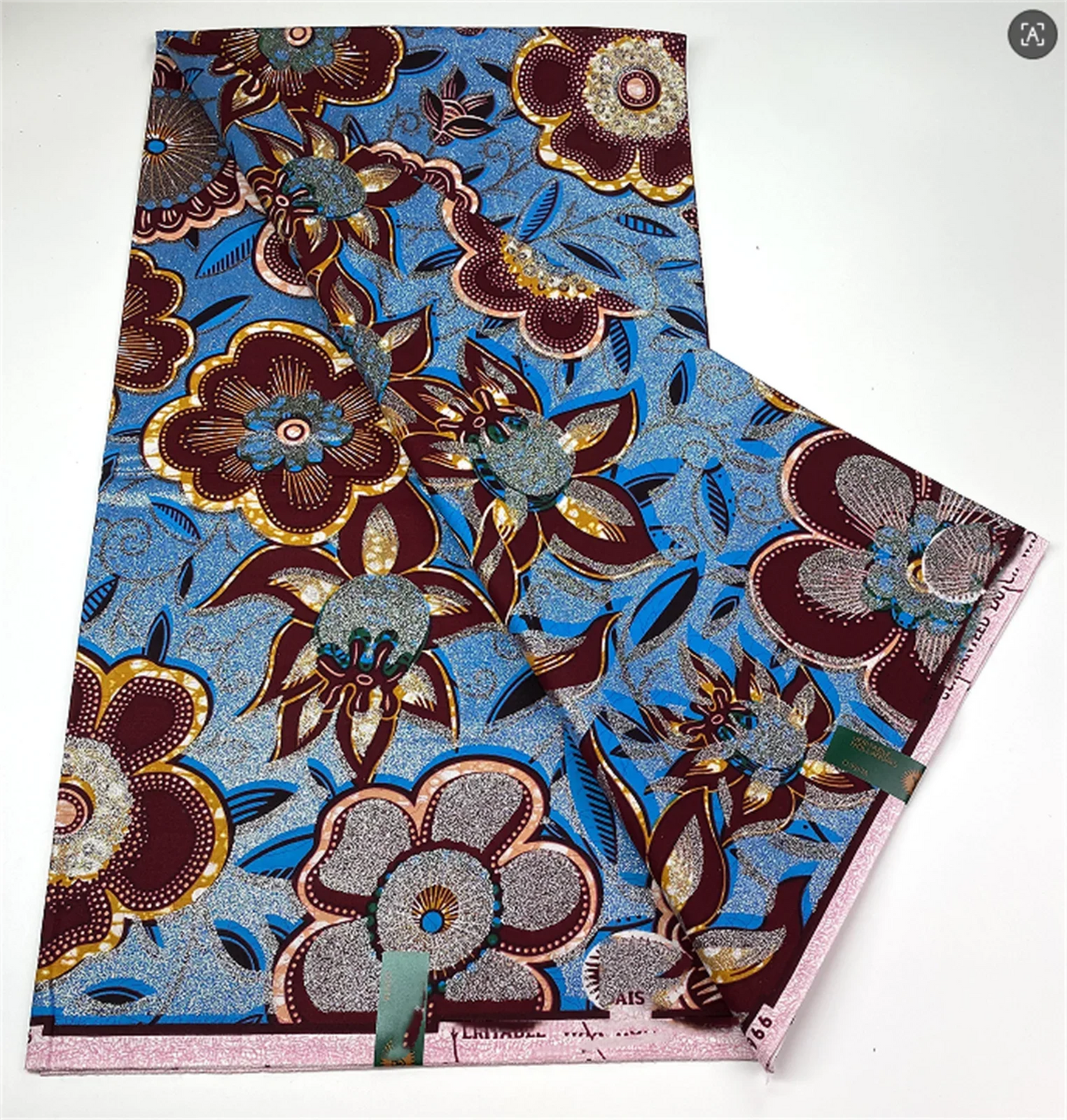Original African Wax Print Fabric - 6 Yards 100% Cotton Nigerian Ankara Sewing Material