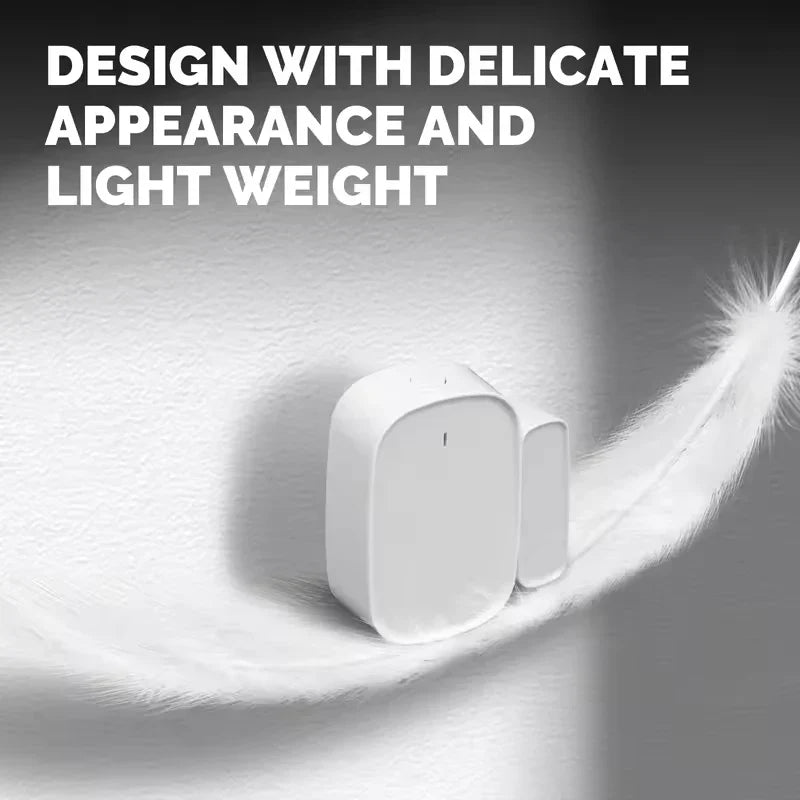 MOES Tuya ZigBee Smart Window & Door Sensor – Home Security Alarm Detector Compatible with Smart Life App, Alexa & Google Home