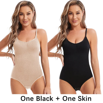 Women Seamless Shapewear Bodysuit - Sexy Slimming Butt Lifter Open Crotch Body Shaper for a Smooth Fit