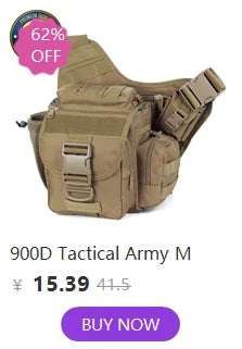 40L Tactical Reflective Backpack – Molle Camouflage Rucksack for Outdoor Hiking, Camping, Hunting & Travel