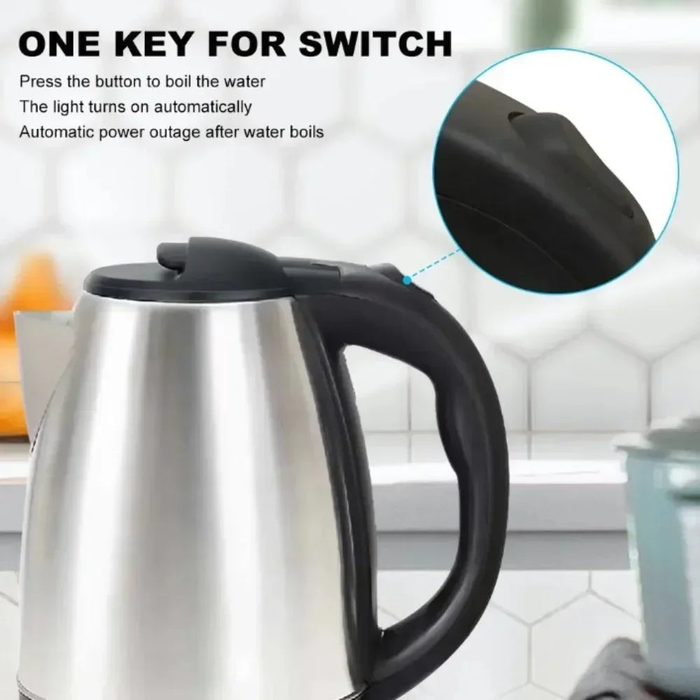 Stainless Steel Smart Electric Kettle | 1500W Whistle Kettle for Tea & Coffee
