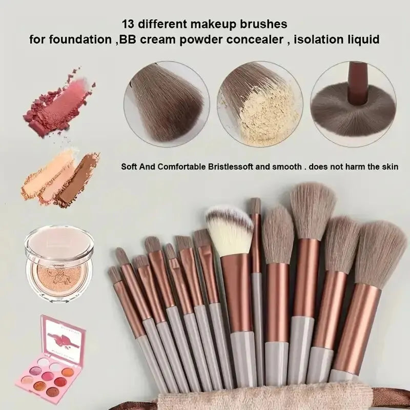 Professional Makeup Brush Set - Soft Fluffy Foundation Powder Eyeshadow Kabuki Blending Beauty Tools