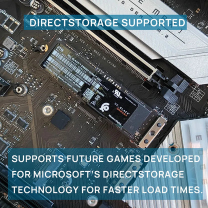 WD_BLACK SN850X M.2 NVMe SSD – 1TB/2TB/4TB PCIe 4.0x4 for Gaming, PC, Laptop, PS5