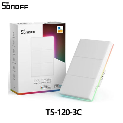 SONOFF TX Ultimate Smart Wall Switch - Full Touch LED Light Switch with Alexa & SmartThings Support