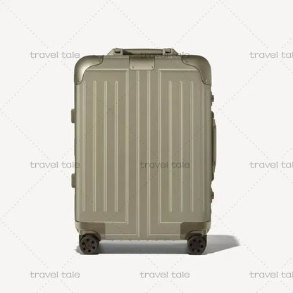 VESOCOVO Aluminum Trolley Suitcase — 20", 26", 30" Large Rolling Luggage Bag with Wheels