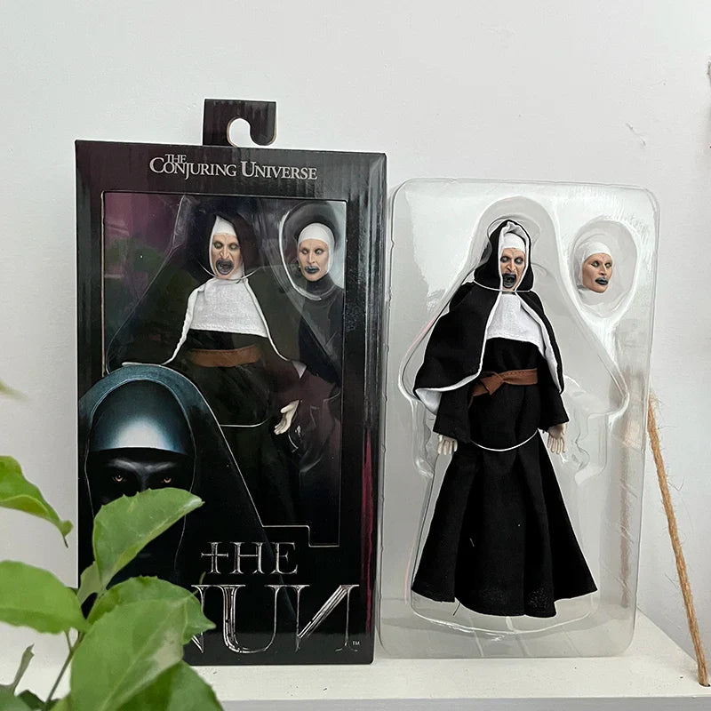 NECA The Nun Action Figure – The Conjuring Series Horror Collectible Toy, Halloween Gift & Decor with Changeable Face