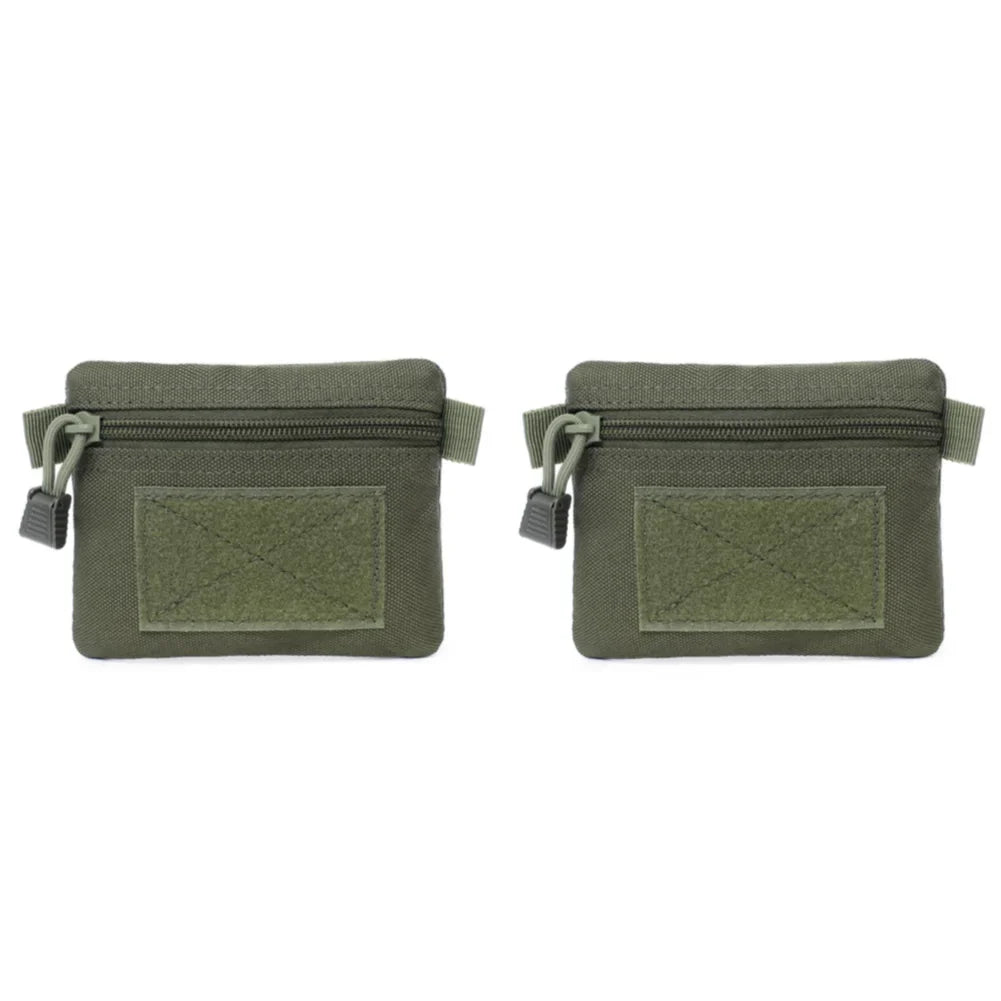 Outdoor Waterproof EDC Molle Wallet — Portable Travel Zipper Waist Pouch for Camping, Hiking & Hunting