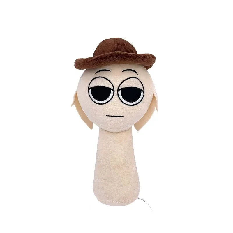 Sprunki Plush Toy Set Soft Cartoon Stuffed Animal Plush Dolls Collectible Fan Gift for Birthdays & Christmas