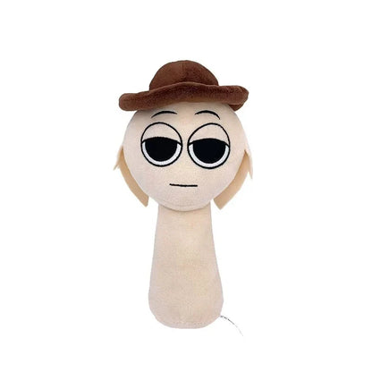 Sprunki Plush Toy Set Soft Cartoon Stuffed Animal Plush Dolls Collectible Fan Gift for Birthdays & Christmas