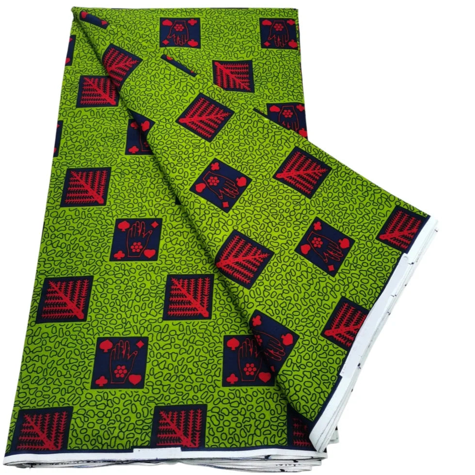 2026 African Real Wax Print Fabric - High Quality Ankara Pagne ABC