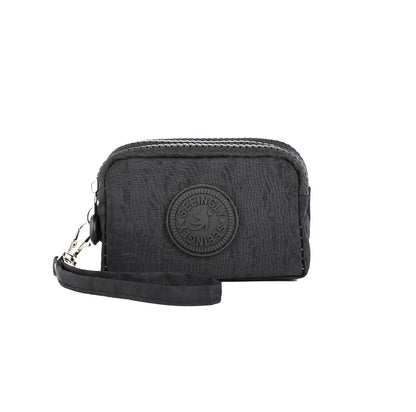 Women’s Three-Layer Nylon Wallet – Large Capacity Waterproof Oxford Cloth Coin Purse, Portable Korean Style